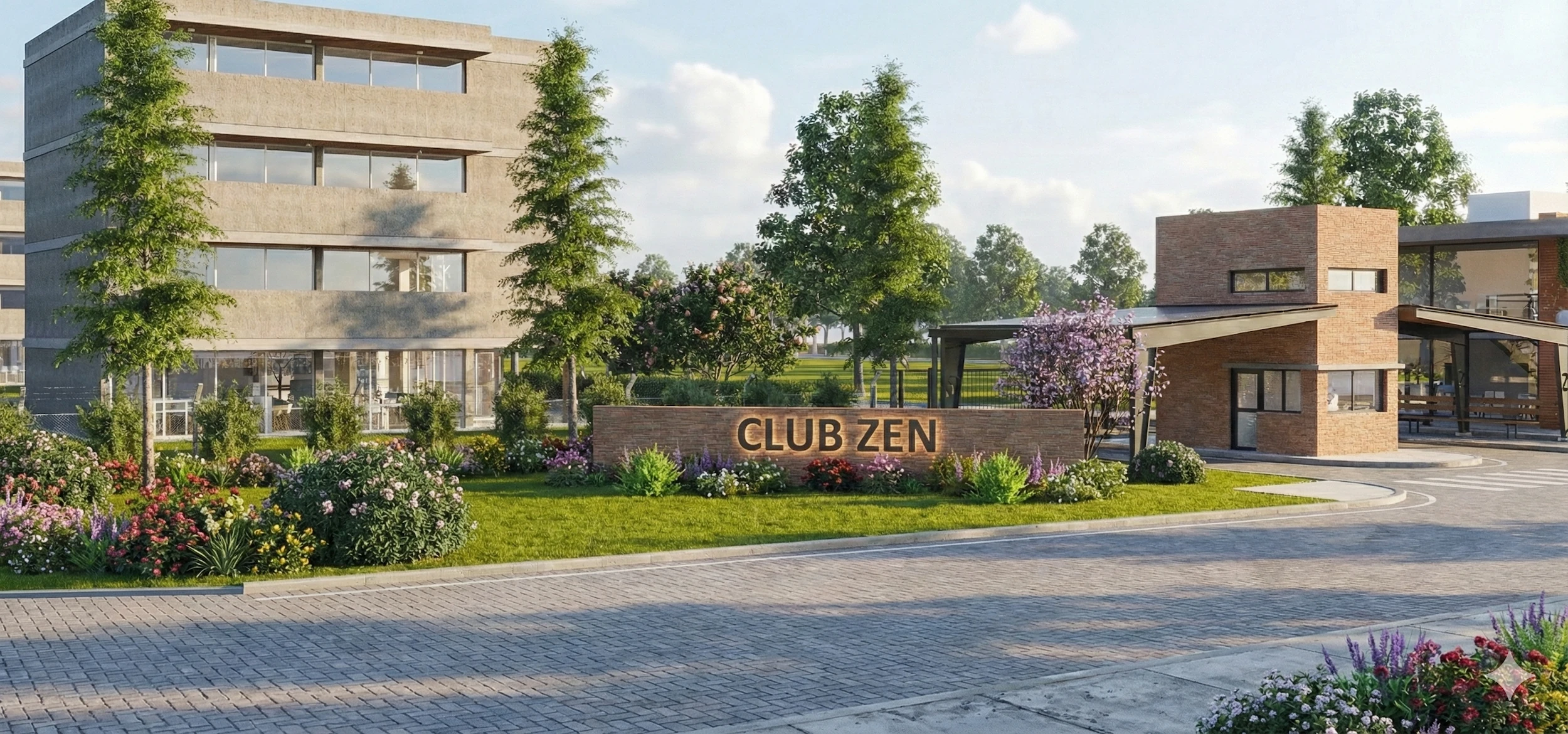 Ingreso Club Zen - Barrio Privado en Alvear